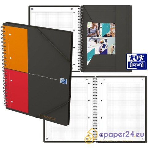 KOŁONOTATNIK OXFORD MEETINGBOOK A4+/80K KRATKA KOŁONOTATNIK OXFORD MEETINGBOOK A4+/80K KRATKA