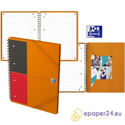 KOŁONOTATNIK OXFORD MEETINGBOOK A4+/80K LINIA KOŁONOTATNIK OXFORD MEETINGBOOK A4+/80K LINIA