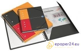 KOŁONOTATNIK OXFORD MEETINGBOOK B5/80K LINIA