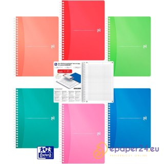 KOŁONOTATNIK OXFORD MY COLOURS A5/90K KRATKA