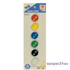 MAGNESY DO TABLIC 20mm MIX KOLOR (6) MAGNESY DO TABLIC 20mm MIX KOLOR (6)