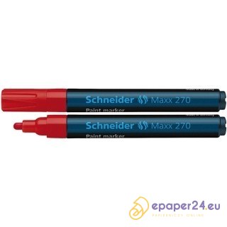 Marker olejowy Schneider Maxx 270 czerwony