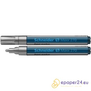 Marker olejowy Schneider Maxx 270 srebrny