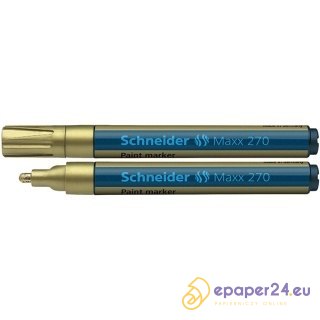 Marker olejowy Schneider Maxx 270 złoty