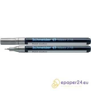 Marker olejowy Schneider Maxx 278 srebrny