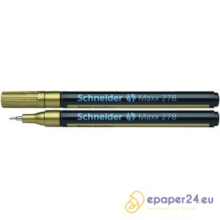 Marker olejowy Schneider Maxx 278 złoty