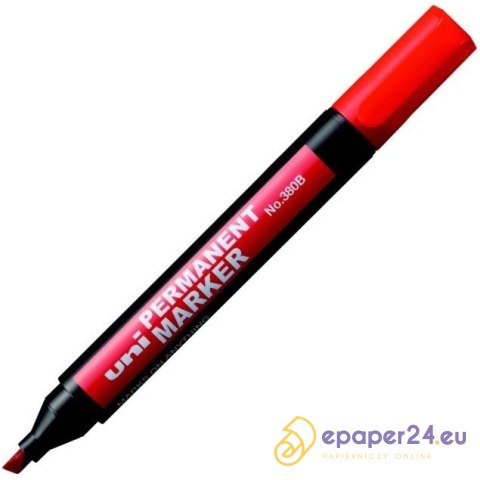 MARKER PERMANENTNY UNI No.380B CZERWONY MARKER PERMANENTNY UNI No.380B CZERWONY