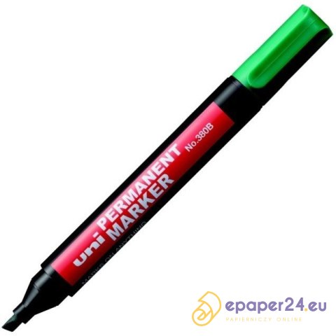 MARKER PERMANENTNY UNI No.380B ZIELONY MARKER PERMANENTNY UNI No.380B ZIELONY