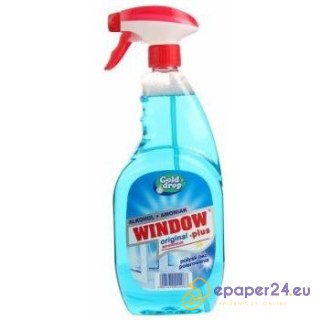 PŁYN DO SZYB GOLD DROP 500ml WINDOW PLUS AMONIAK