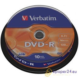 PŁYTY VERBATIM DVD-R cake10