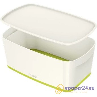 POJEMNIK LEITZ MyBOX 318x128x191mm BIAŁO-ZIELONY POJEMNIK LEITZ MyBOX 318x128x191mm BIAŁO-ZIELONY