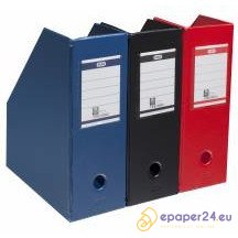 POJEMNIK NA DOKUMENTY ELBA A4/7cm SKŁADANY CZARNY