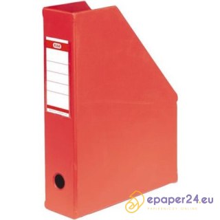 POJEMNIK NA DOKUMENTY ELBA A4/7cm SKŁADANY CZERWONY