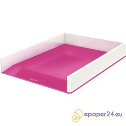 PÓŁKA NA DOKUMENTY LEITZ WOW BIAŁO-RÓŻOWA