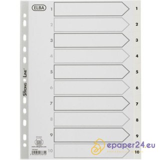 PRZEKŁADKI PP ELBA A4 1-10 BIAŁE