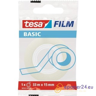 TAŚMA BIUROWA TESA BASIC 15mm/33m
