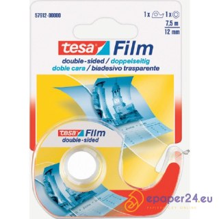 TAŚMA DWUSTRONNA TESA 12mm*7,5m + PODAJNIK