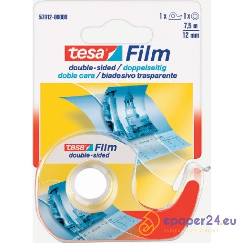 TAŚMA DWUSTRONNA TESA 12mm*7,5m + PODAJNIK TAŚMA DWUSTRONNA TESA 12mm*7,5m + PODAJNIK