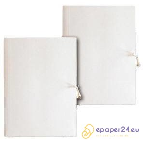 TECZKA KARTONOWA WIĄZANA BARBARA A4/280g BIAŁA