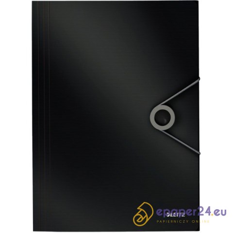 TECZKA Z GUMKĄ LEITZ SOLID 15mm CZARNA TECZKA Z GUMKĄ LEITZ SOLID 15mm CZARNA