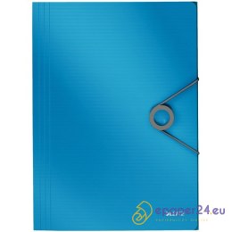TECZKA Z GUMKĄ LEITZ SOLID 15mm NIEBIESKA