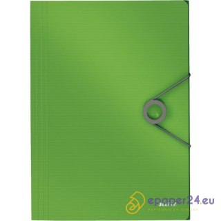 TECZKA Z GUMKĄ LEITZ SOLID 15mm ZIELONA