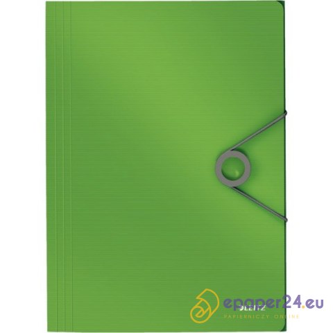 TECZKA Z GUMKĄ LEITZ SOLID 15mm ZIELONA