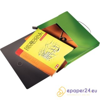 TECZKA Z GUMKĄ LEITZ SOLID 30mm ZIELONA