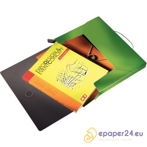 TECZKA Z GUMKĄ LEITZ SOLID 30mm ZIELONA TECZKA Z GUMKĄ LEITZ SOLID 30mm ZIELONA