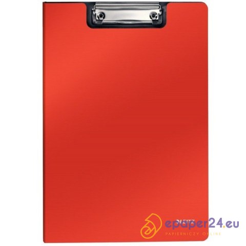 TECZKA Z KLIPEM LEITZ SOLID A4 CZERWONA TECZKA Z KLIPEM LEITZ SOLID A4 CZERWONA