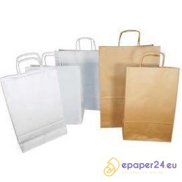 TORBA PAPIEROWA 50x18x39cm BRĄZOWA