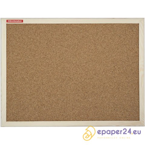 Tablica korkowa MemoBe 60x40cm rama drewniana Tablica korkowa MemoBe 60x40cm rama drewniana