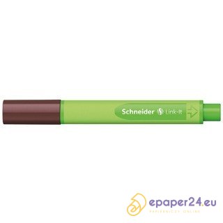 Cienkopis Schneider Link-It 0.4mm ciemnobrazowy