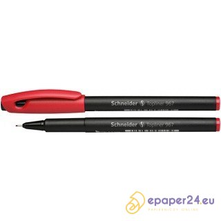Cienkopis Schneider Topliner 967 0.4mm czerwony