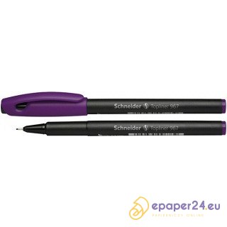 Cienkopis Schneider Topliner 967 0.4mm fioletowy Cienkopis Schneider Topliner 967 0.4mm fioletowy