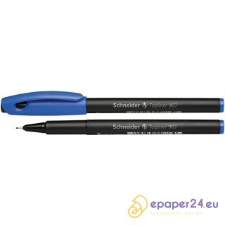 Cienkopis Schneider Topliner 967 0.4mm niebieski Cienkopis Schneider Topliner 967 0.4mm niebieski