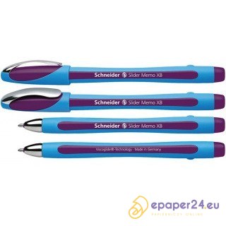 Długopis Schneider Slider Memo XB fioletowy