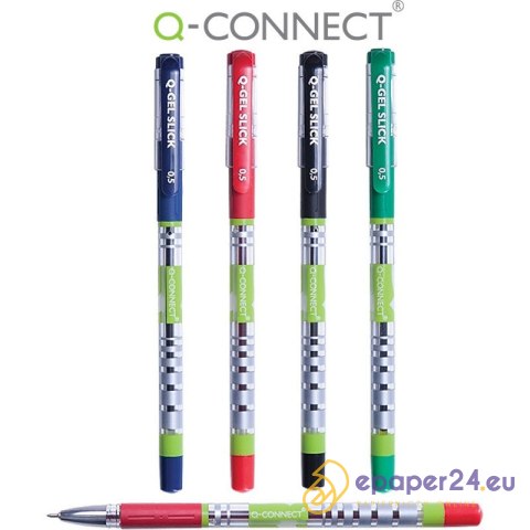 Długopis żelowo-fluidowy Q-Connect 0.5mm niebieski Długopis żelowo-fluidowy Q-Connect 0.5mm niebieski