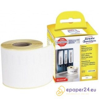 Etykiety na rolce Avery Zweckform 190x59mm białe (110)