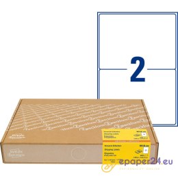 ETYKIETY AVERY A4 199.6x143.5mm BIAŁE (2x300)