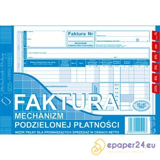 FAKTURA MPP A5 NETTO (O+K) FAKTURA MPP A5 NETTO (O+K)