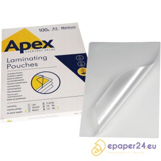 FOLIA LAMINACYJNA APEX A3/125µm BŁYSK (100)