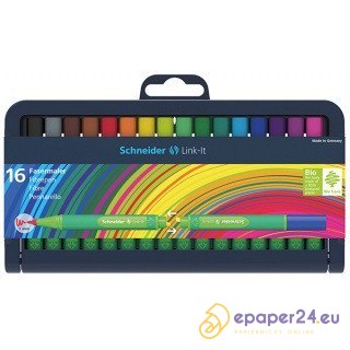 Flamastry Schneider Link-it 1.0mm 16 kolorów