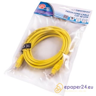 KABEL UTP ESPERANZA 5E/3M PATCH CORD, SZARY