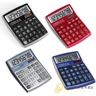 KALKULATOR CITIZEN CDC-80 CZERWONY