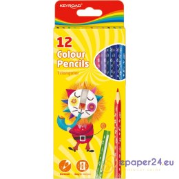 Kredki ołówkowe Keyroad Color Pencil 12 kolorów