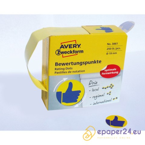 KÓŁKA AVERY śr.19mm "Kciuk" (250)