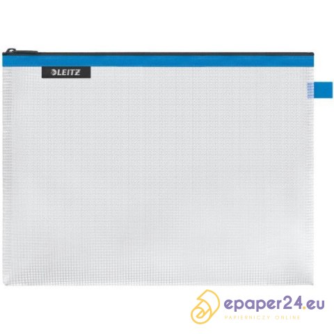 Koszulka z suwakiem Leitz Wow 23x30cm niebieska Koszulka z suwakiem Leitz Wow 23x30cm niebieska