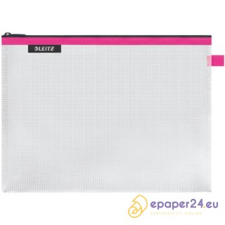 Koszulka z suwakiem Leitz Wow 23x30cm różowa