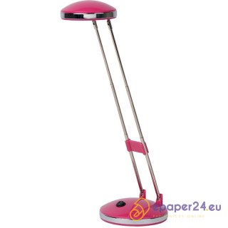LAMPKA NA BIURKO OFFICE PRODUCTS 3W, RÓŻOWY
